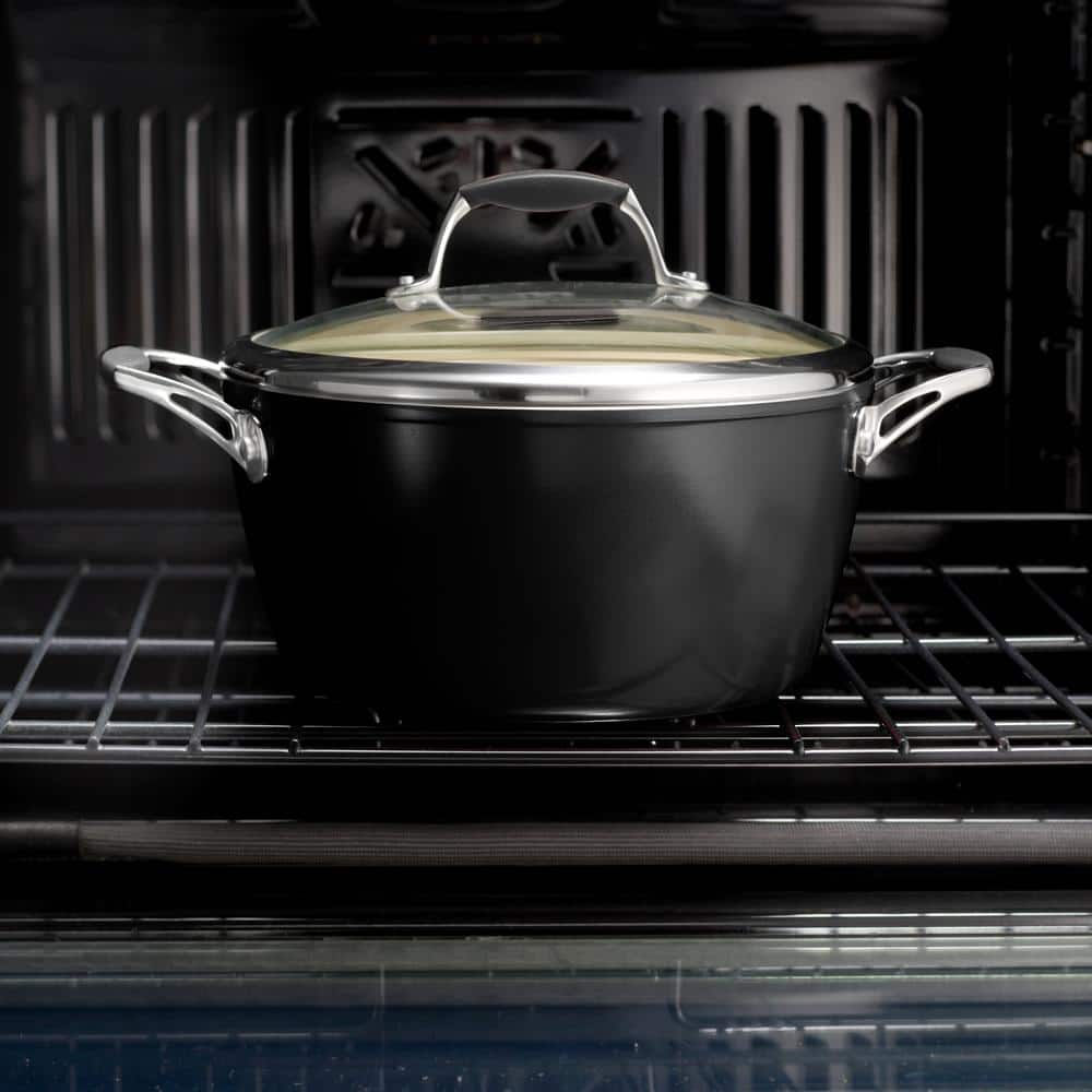 Tramontina Gourmet Ceramica Deluxe 8 In. Aluminum Ceramic Nonstick Frying Pan In Metallic Black