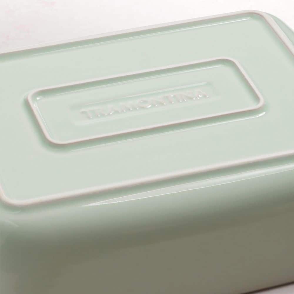Tramontina Mae 3 Piece Ceramic Porcelain Enamel Bakeware Set-Mint