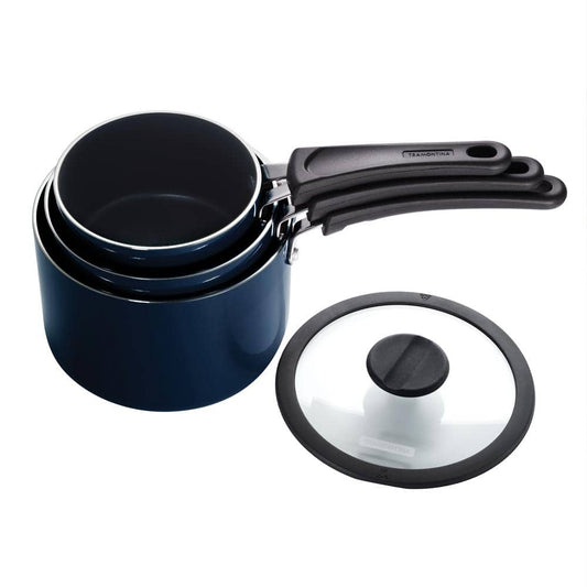 Tramontina 6-Piece Naval Nesting Nonstick Sauce Pan Set