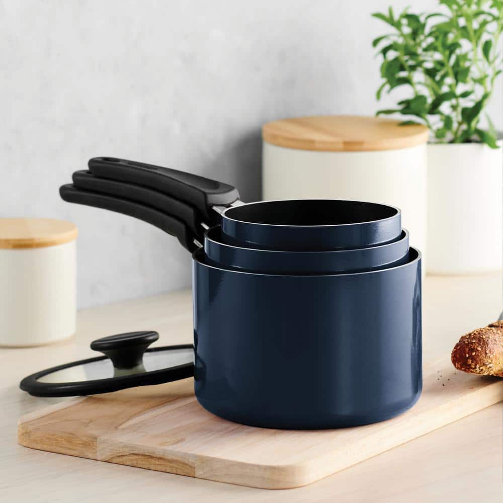 Tramontina 6-Piece Naval Nesting Nonstick Sauce Pan Set