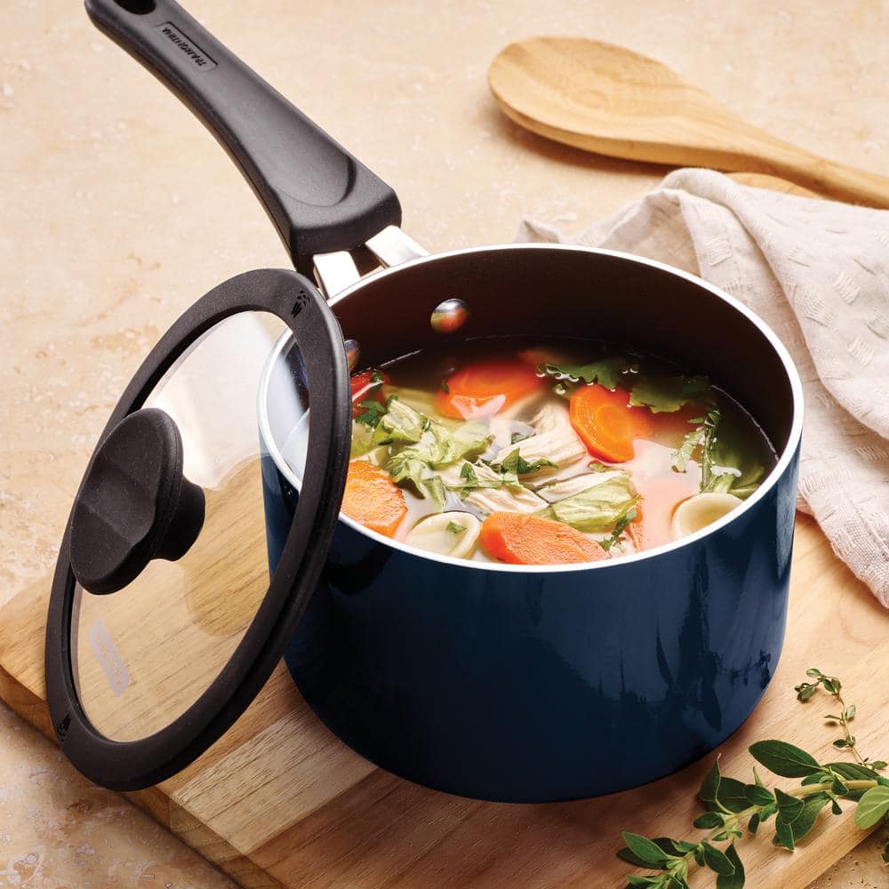 Tramontina 6-Piece Naval Nesting Nonstick Sauce Pan Set
