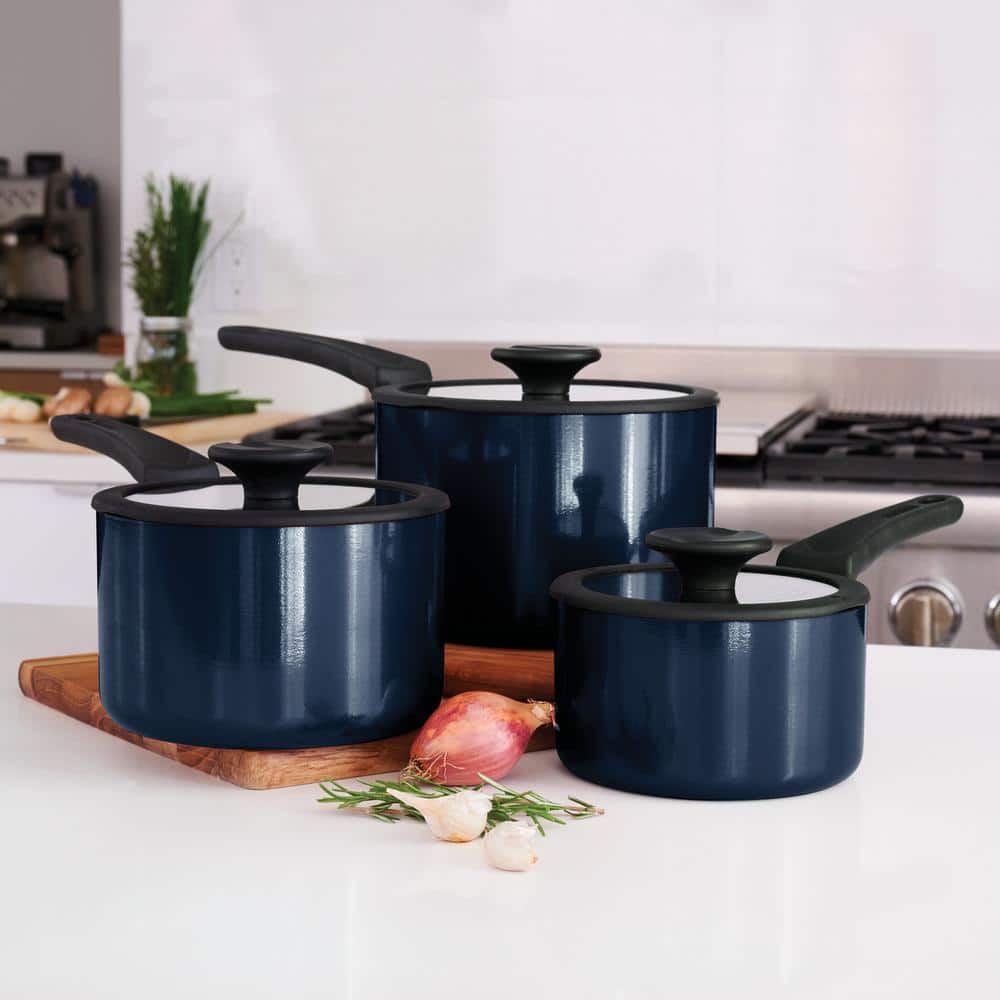 Tramontina 6-Piece Naval Nesting Nonstick Sauce Pan Set