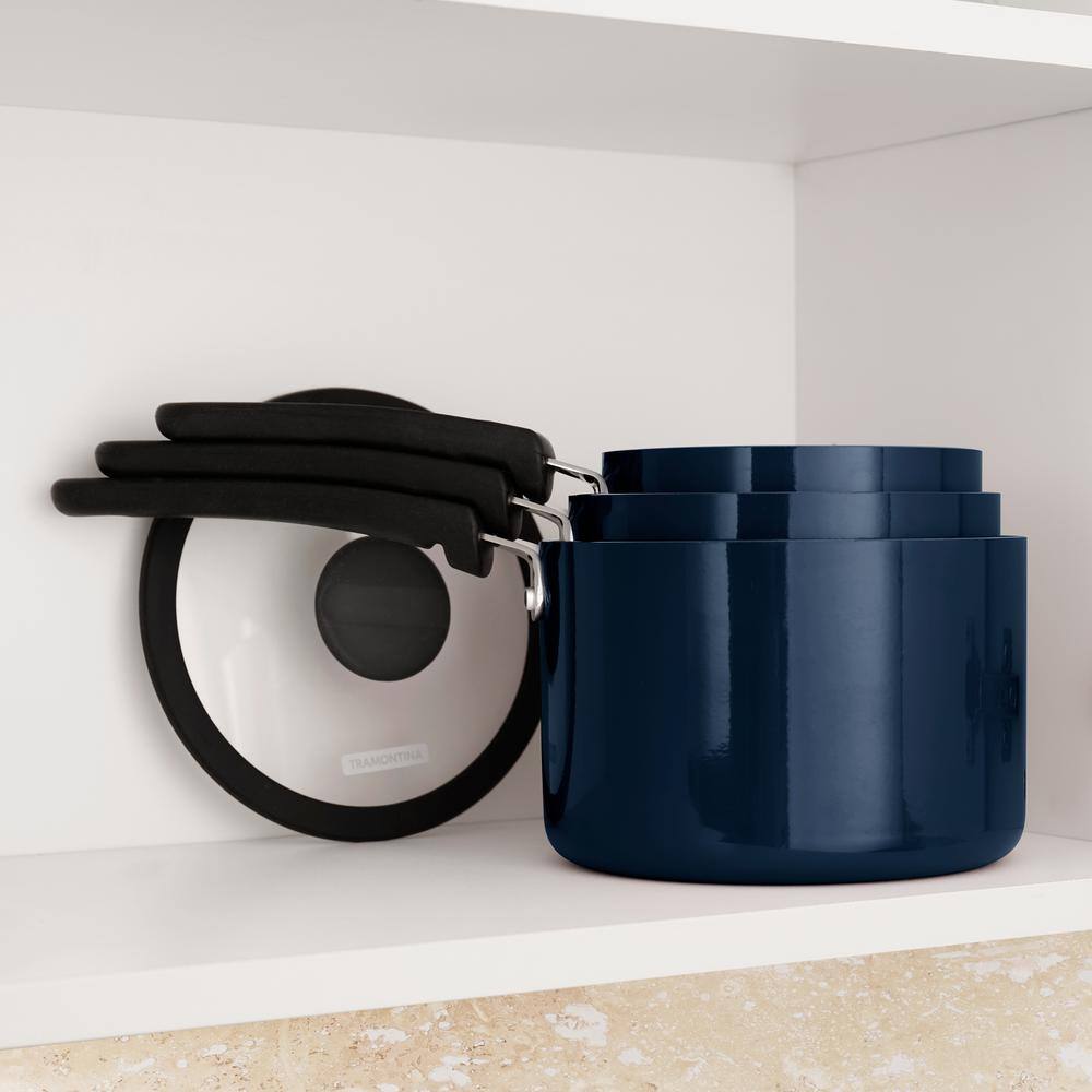 Tramontina 6-Piece Naval Nesting Nonstick Sauce Pan Set