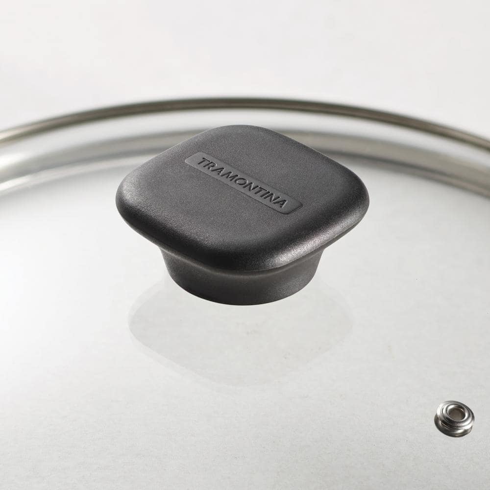 Tramontina Sicilia 4.5 Qt. Aluminum Nonstick Covered Saute Pan In Raspberry