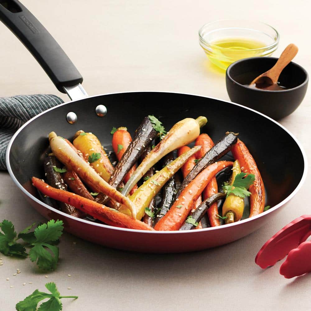 Tramontina Sicilia 11 In. Aluminum Nonstick Frying Pan In Raspberry