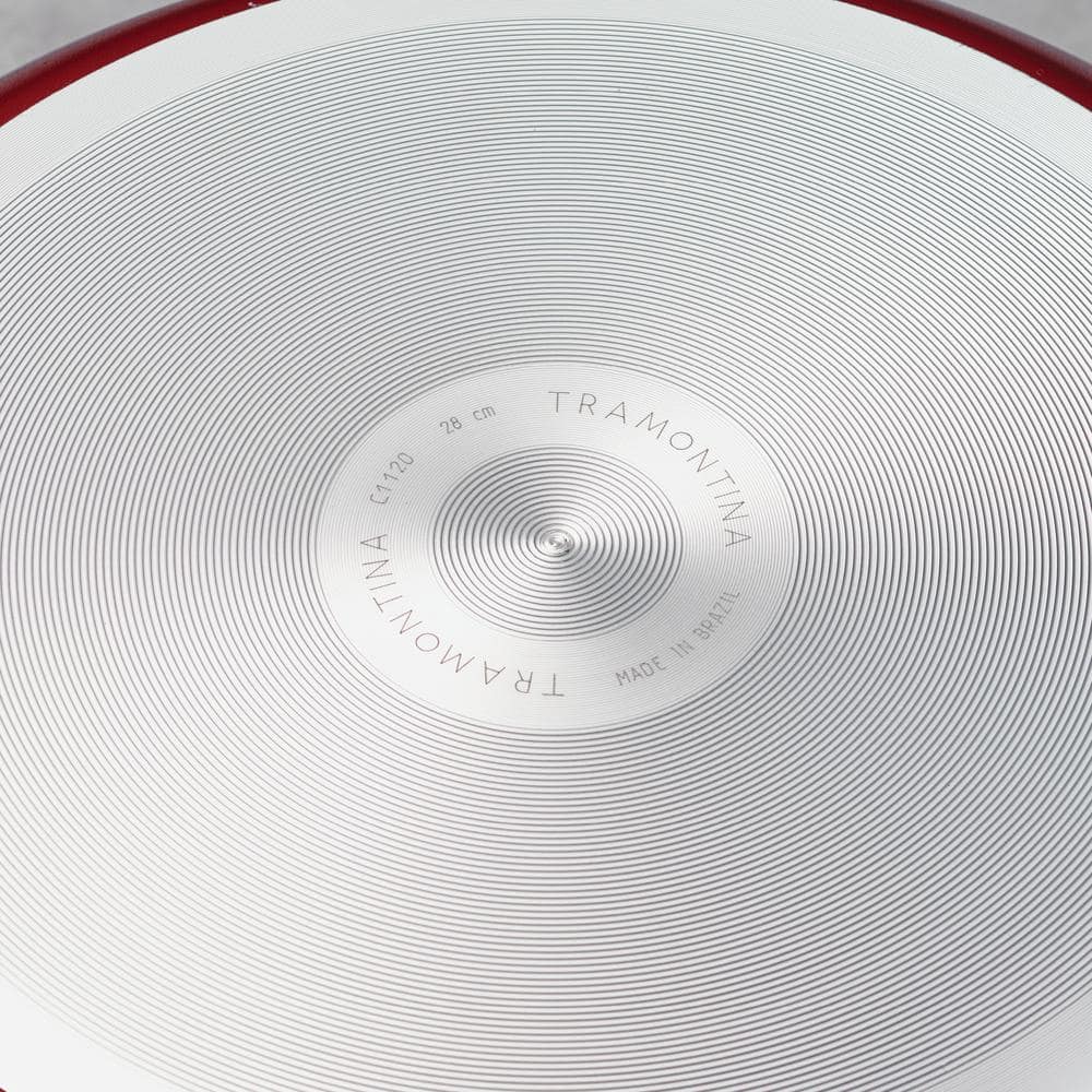 Tramontina Sicilia 11 In. Aluminum Nonstick Frying Pan In Raspberry