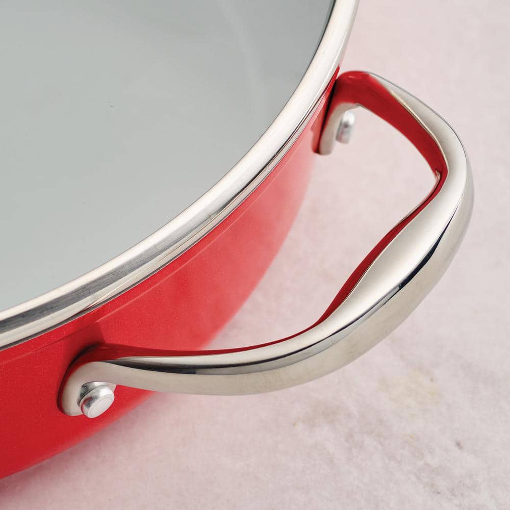 Tramontina 10 Piece Cold Forged Ceramic Cookware Set - Red