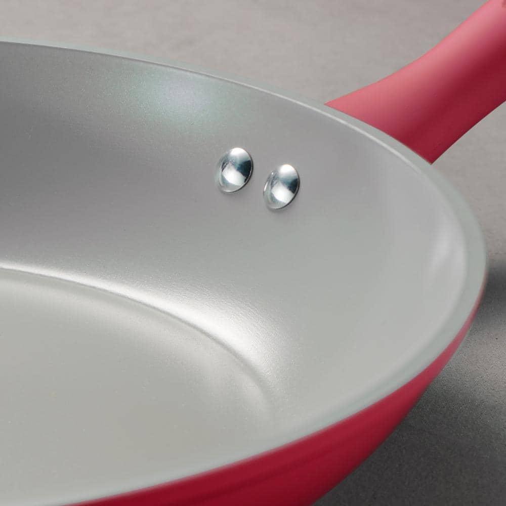 Tramontina Solara 14-Piece Aluminum Ceramic Cookware Set In Red