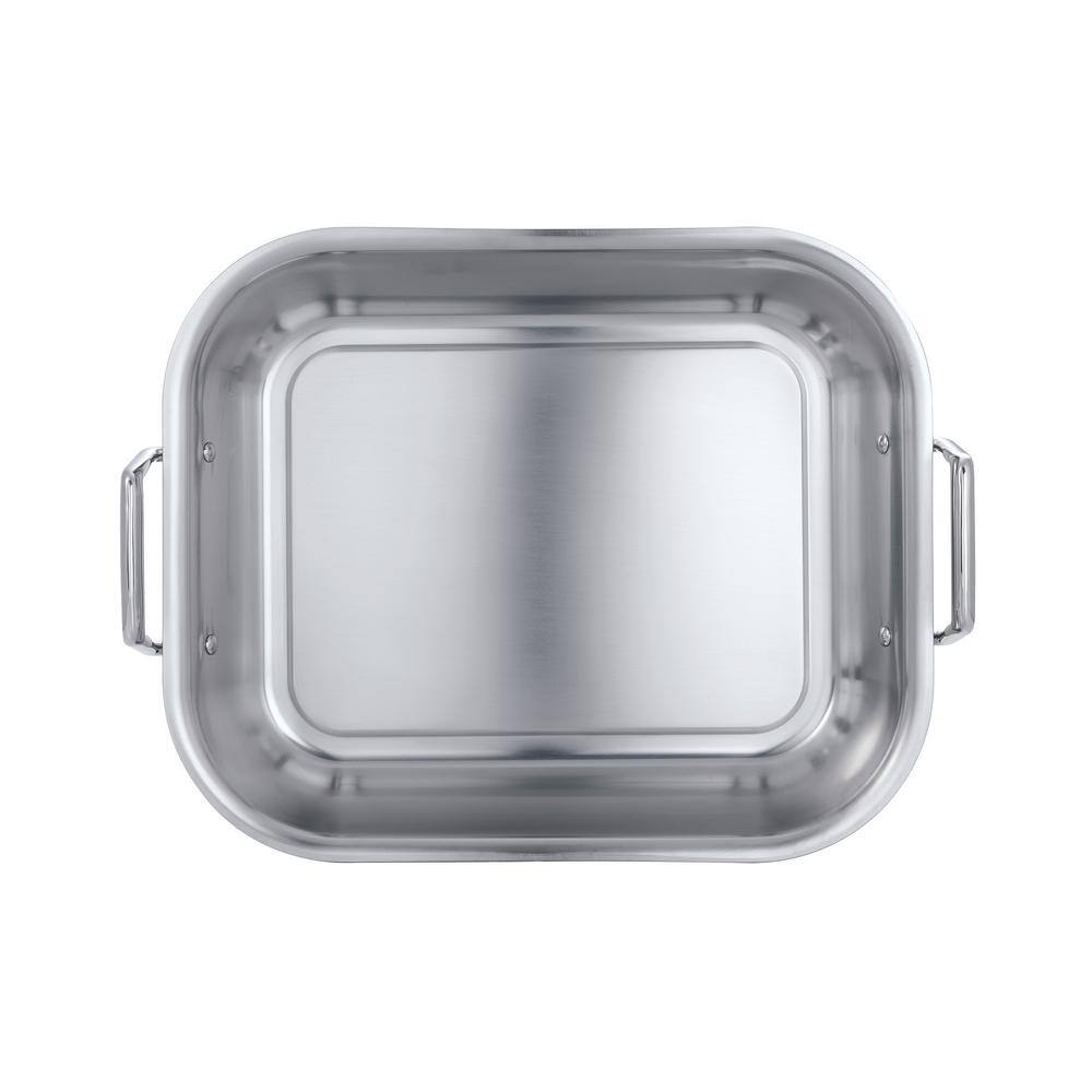 Tramontina Gourmet Prima 7 Qt. Stainless Steel Roasting Pan With Basting Rack