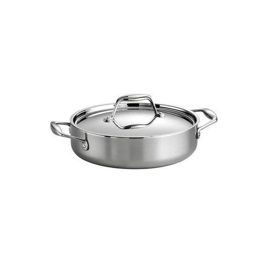 Tramontina Signature 3 Qt. Tri-Ply Clad Stainless Steel Covered Braiser