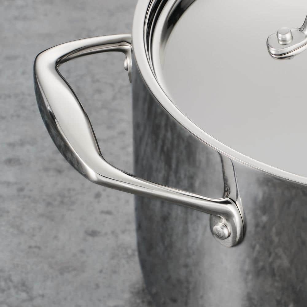 Tramontina Signature 3 Qt. Tri-Ply Clad Stainless Steel Covered Braiser