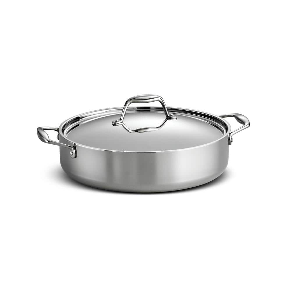 Tramontina Signature Tri-Ply Clad 6 Qt. Covered Stainless Steel Braiser