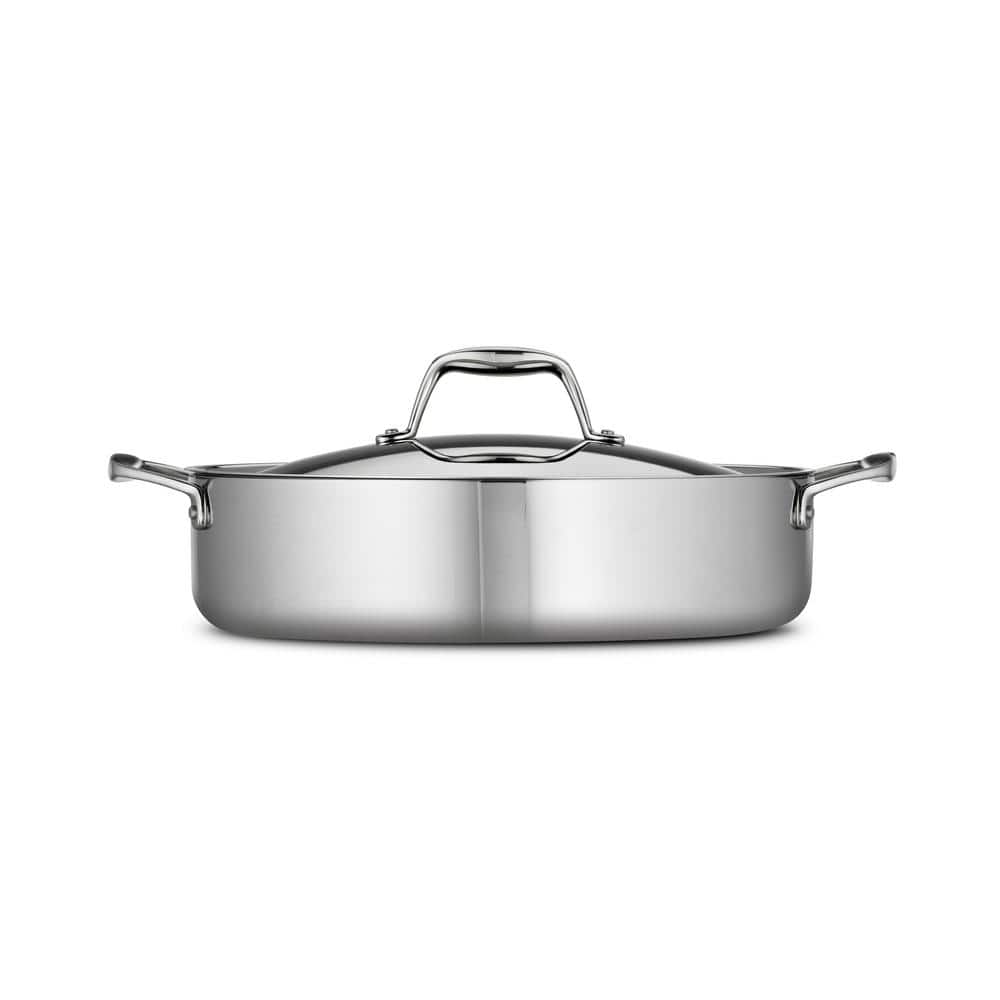 Tramontina Signature Tri-Ply Clad 6 Qt. Covered Stainless Steel Braiser