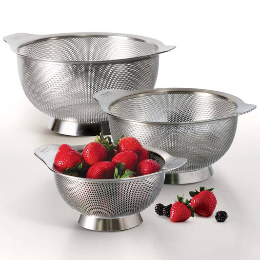 Tramontina Gourmet Stainless Steel Colanders (3-Pack)