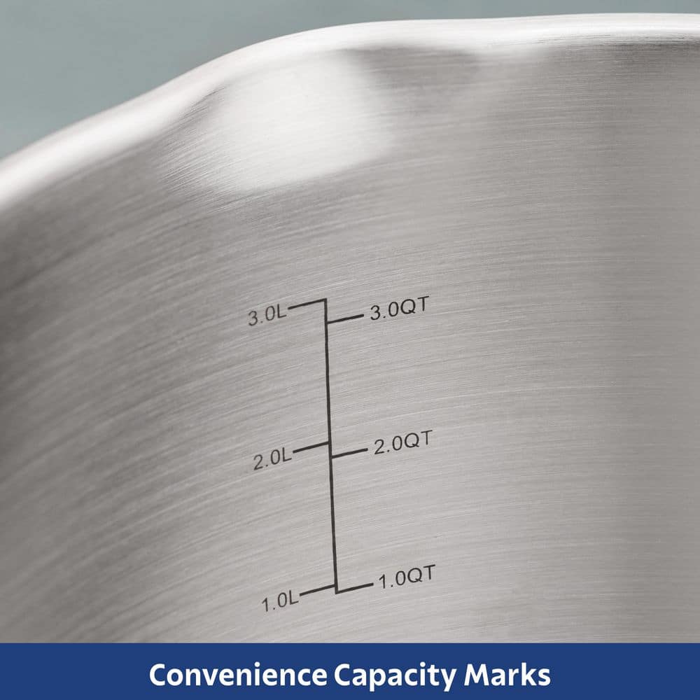 Tramontina Tempo 5 Qt. Tri-Ply Base Stainless Steel Covered Dutch Oven
