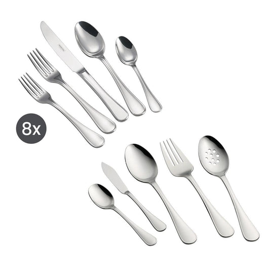 Tramontina Firenze 45-Piece 18/10 Stainless Steel Flatware (Set Service For 8)