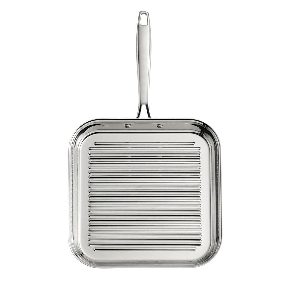 Tramontina Signature Tri-Ply Clad 11 In. Stainless Steel Grill Pan