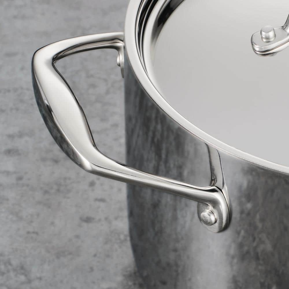Tramontina Signature Tri-Ply Clad 12-Piece Stainless Steel Cookware Set