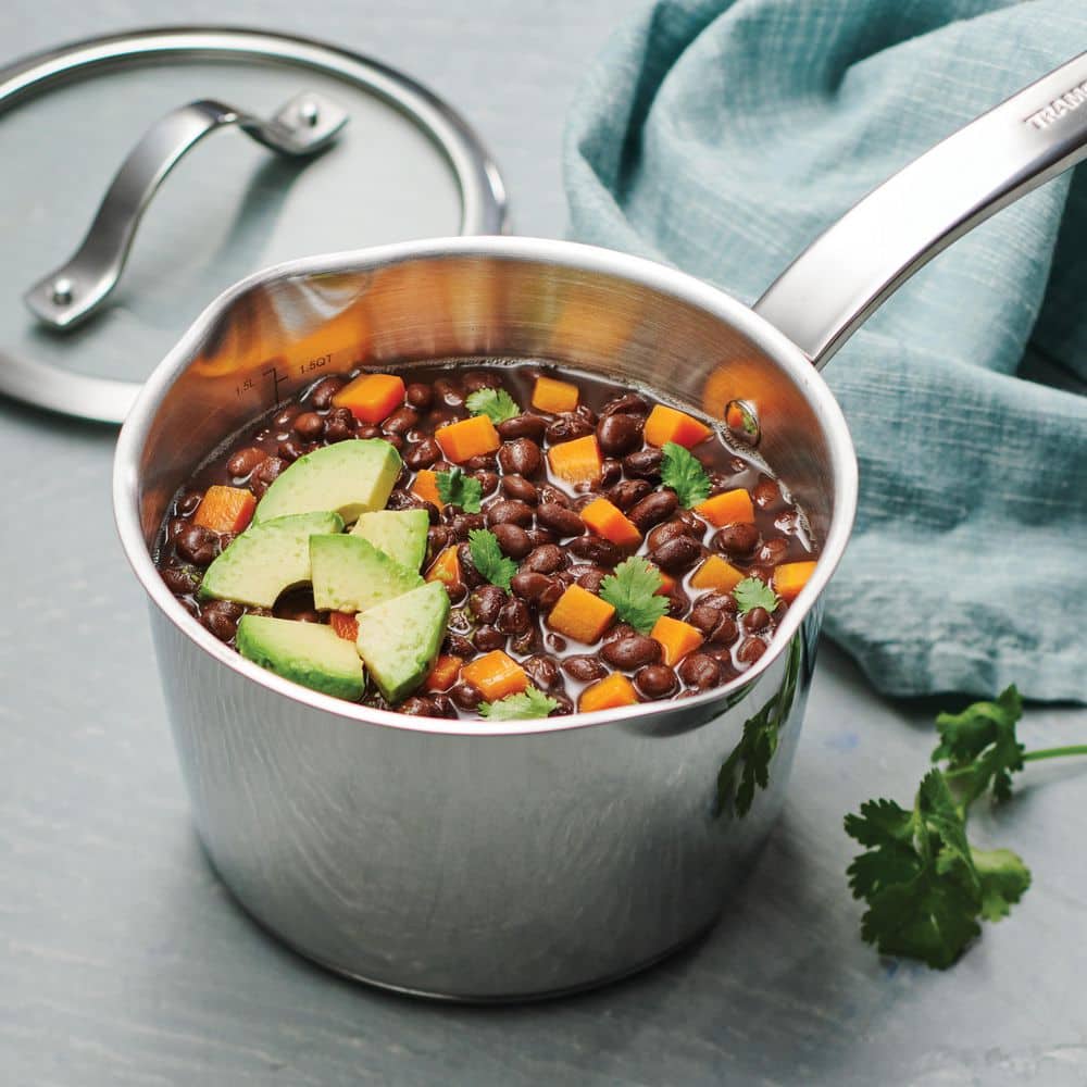 Tramontina Tempo 7-Piece Tri-Ply Base Stainless Steel Cookware Set