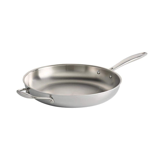 Tramontina Signature Tri-Ply Clad 12 In. Stainless Steel Frying Pan With Helper Handle