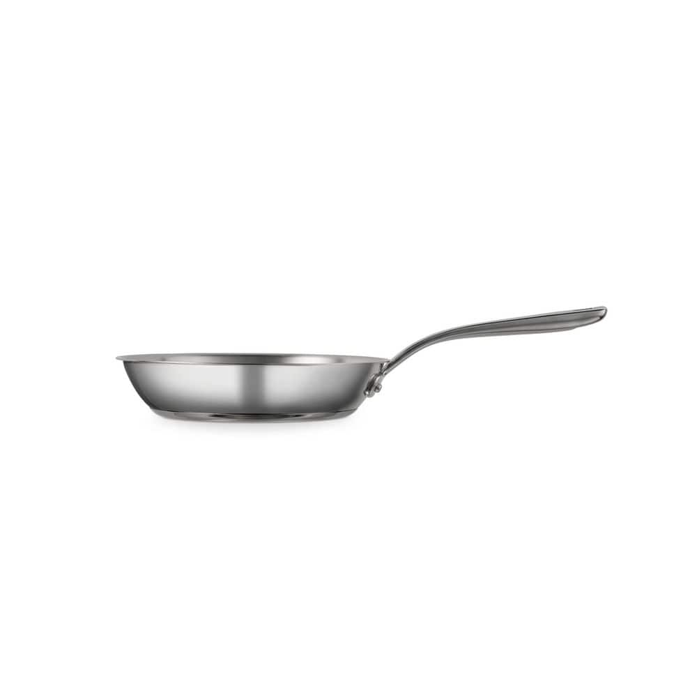 Tramontina Tempo Tri-Ply Base 8 In. Stainless Steel Frying Pan, Induction-Ready Skillet, Oven-Safe, Dishwasher-Safe