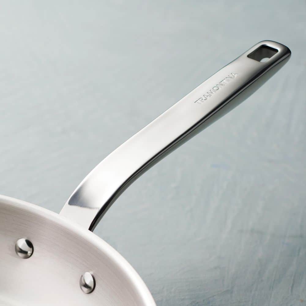 Tramontina Tempo Tri-Ply Base 8 In. Stainless Steel Frying Pan, Induction-Ready Skillet, Oven-Safe, Dishwasher-Safe