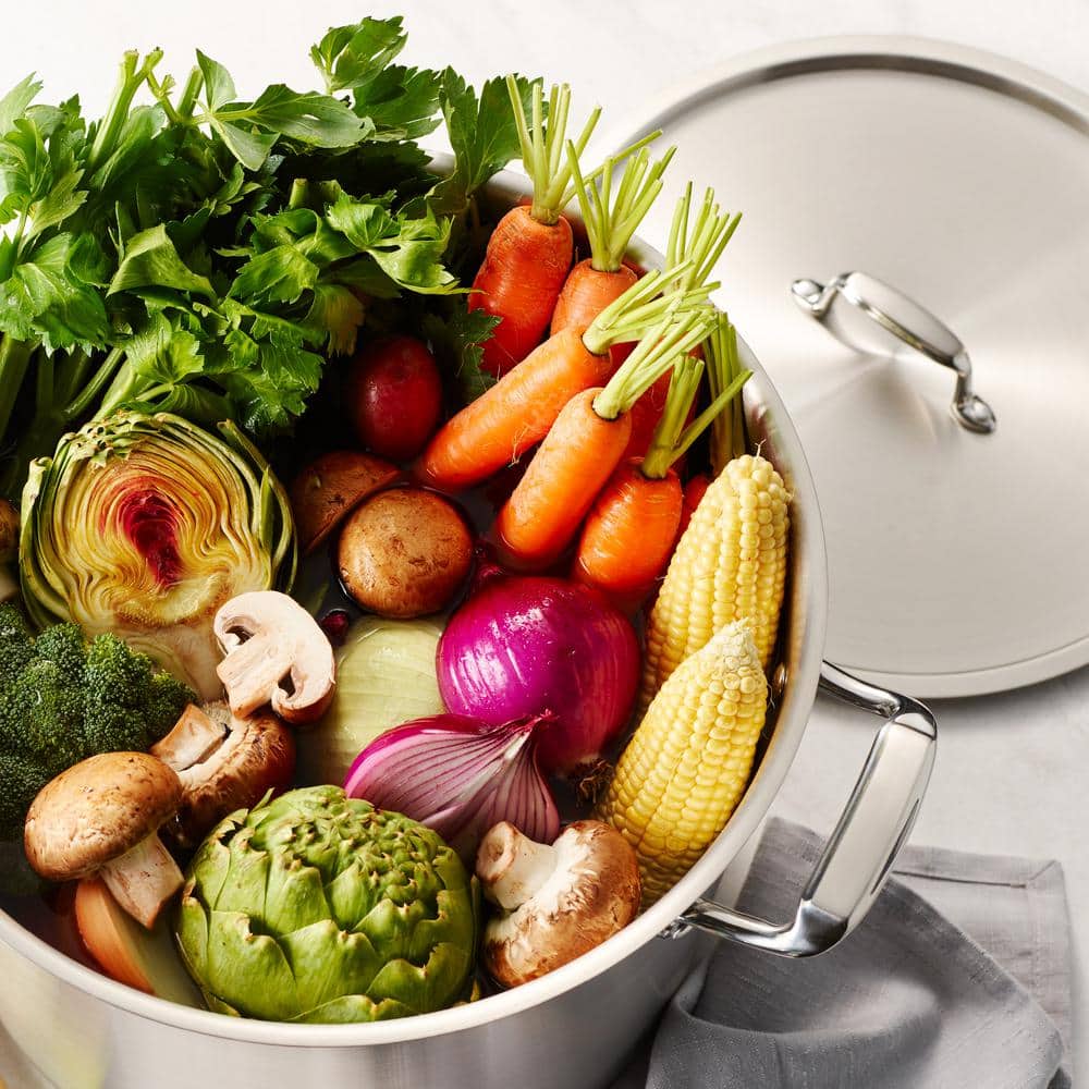 Tramontina Gourmet 12 Qt. Stainless Steel Stock Pot With Lid