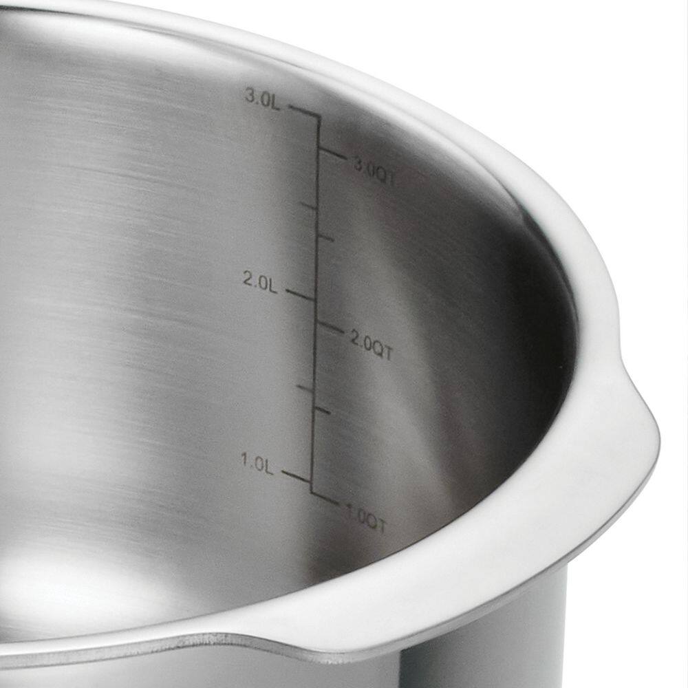 Tramontina Utsava 3.4 Qt. Tri-Ply Clad Stainless Steel Tope With Lid