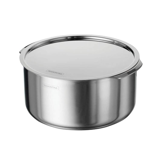 Tramontina Utsava 5.75 Qt. Tri-Ply Clad Stainless Steel Tope With Lid