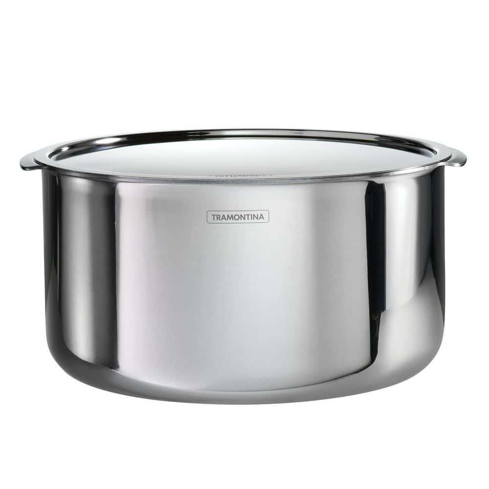 Tramontina Utsava 9.5 Qt. Tri-Ply Clad Stainless Steel Tope With Lid