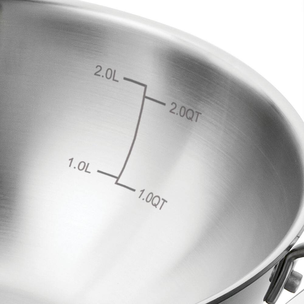 Tramontina Utsava 2.75 Qt. Pre-Seasoned Cast Iron Kadai With Lid – 10 In. Dia, Gas/Electric/Induction Compatible, Cooking Pan