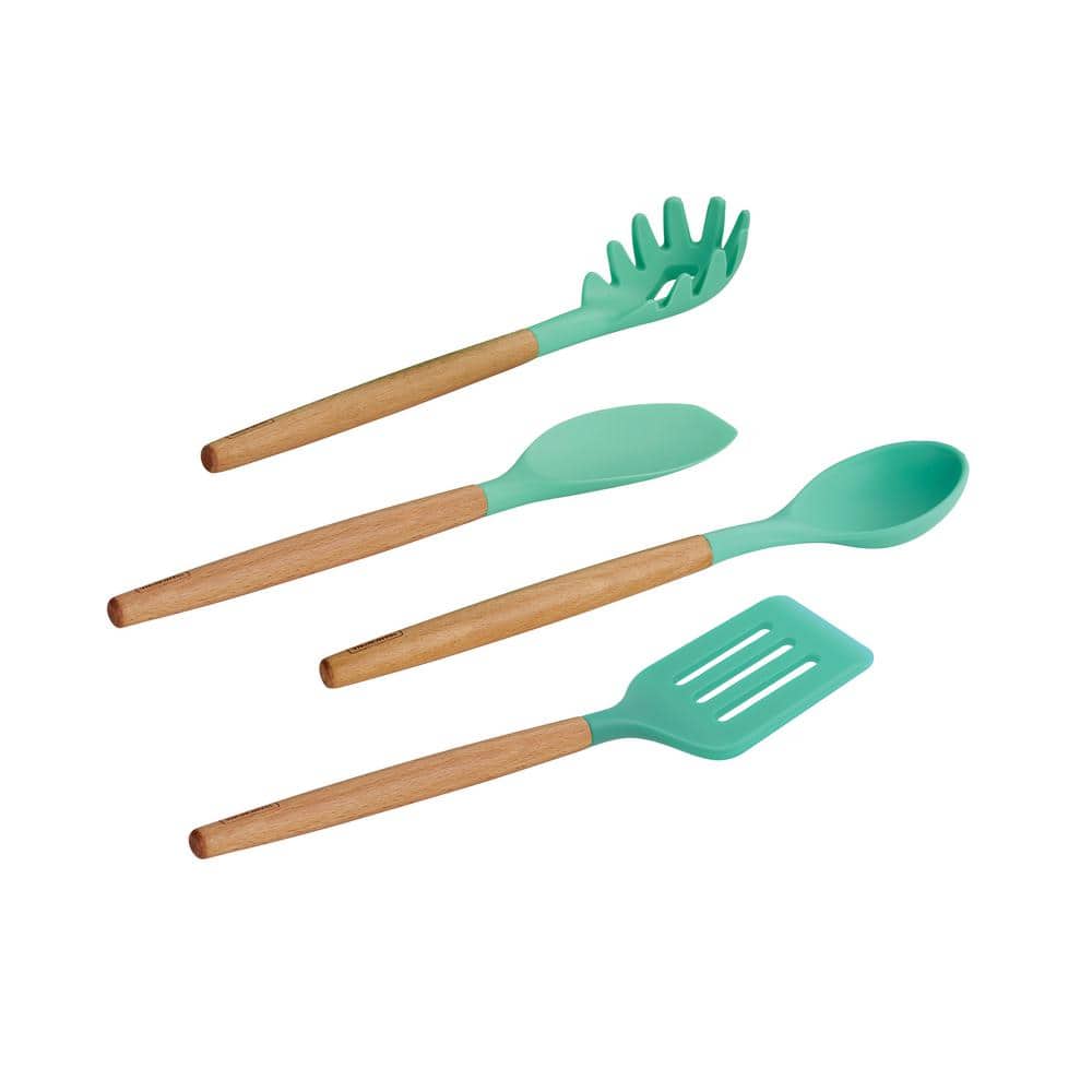 Tramontina Solara 14-Piece Aluminum Ceramic Cookware Set In Teal