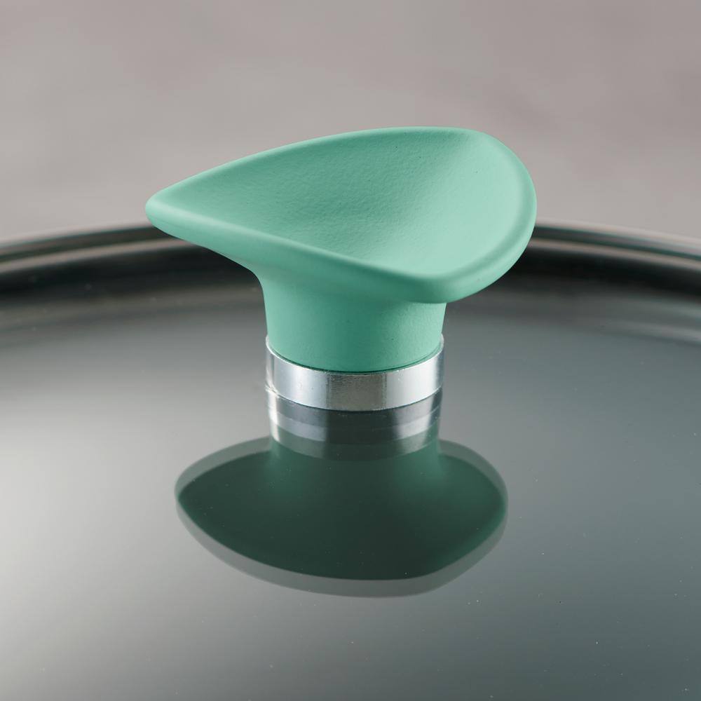 Tramontina Solara 14-Piece Aluminum Ceramic Cookware Set In Teal