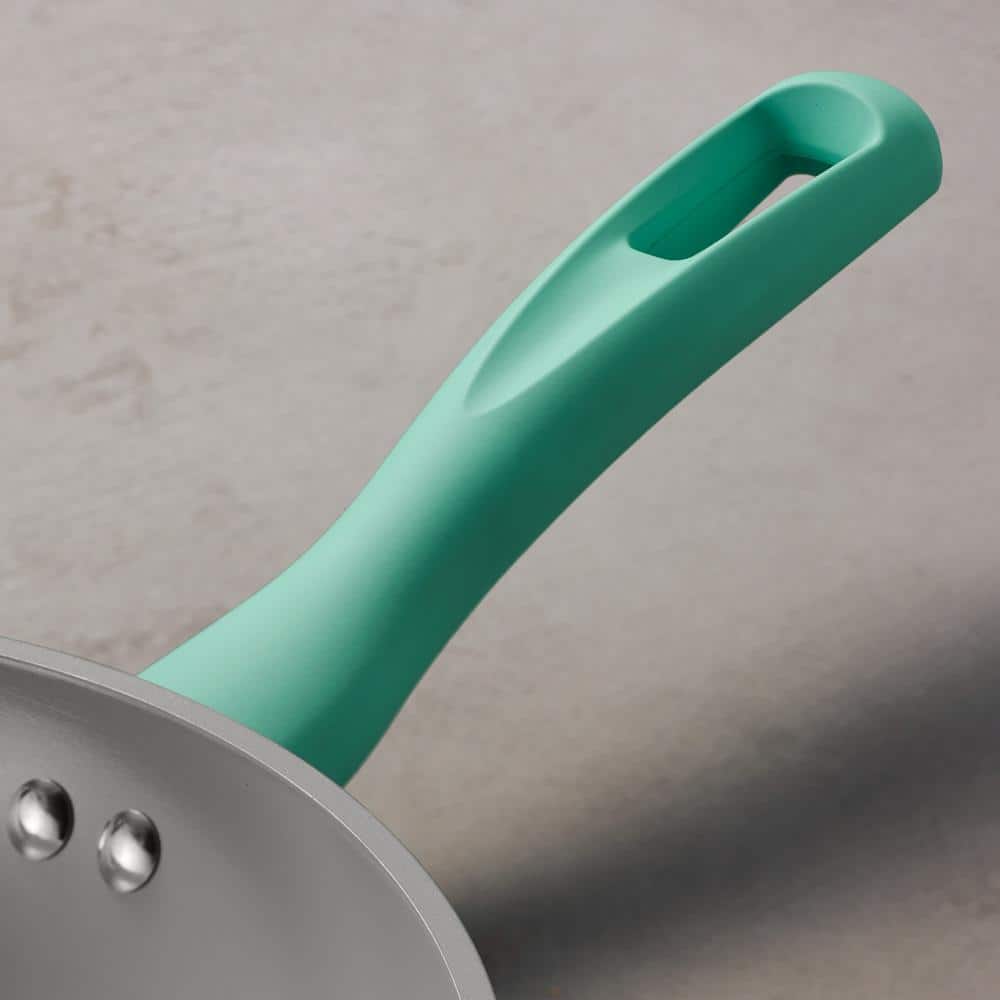 Tramontina Solara 2-Piece Teal Aluminum Induction Frying Pan Set