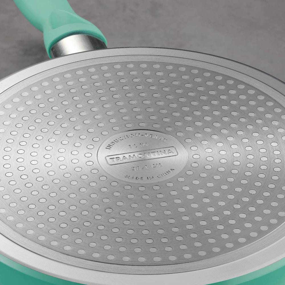 Tramontina Solara 2-Piece Teal Aluminum Induction Frying Pan Set