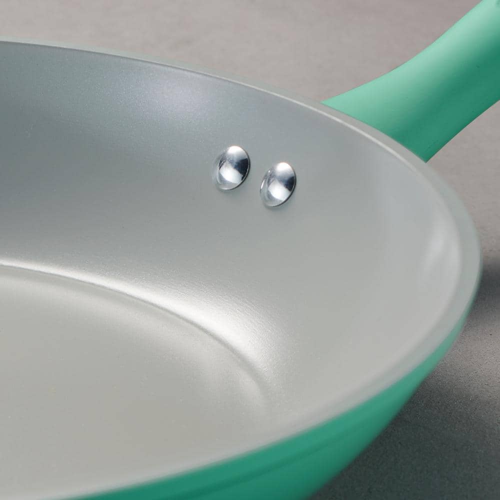 Tramontina Solara 2-Piece Teal Aluminum Induction Frying Pan Set