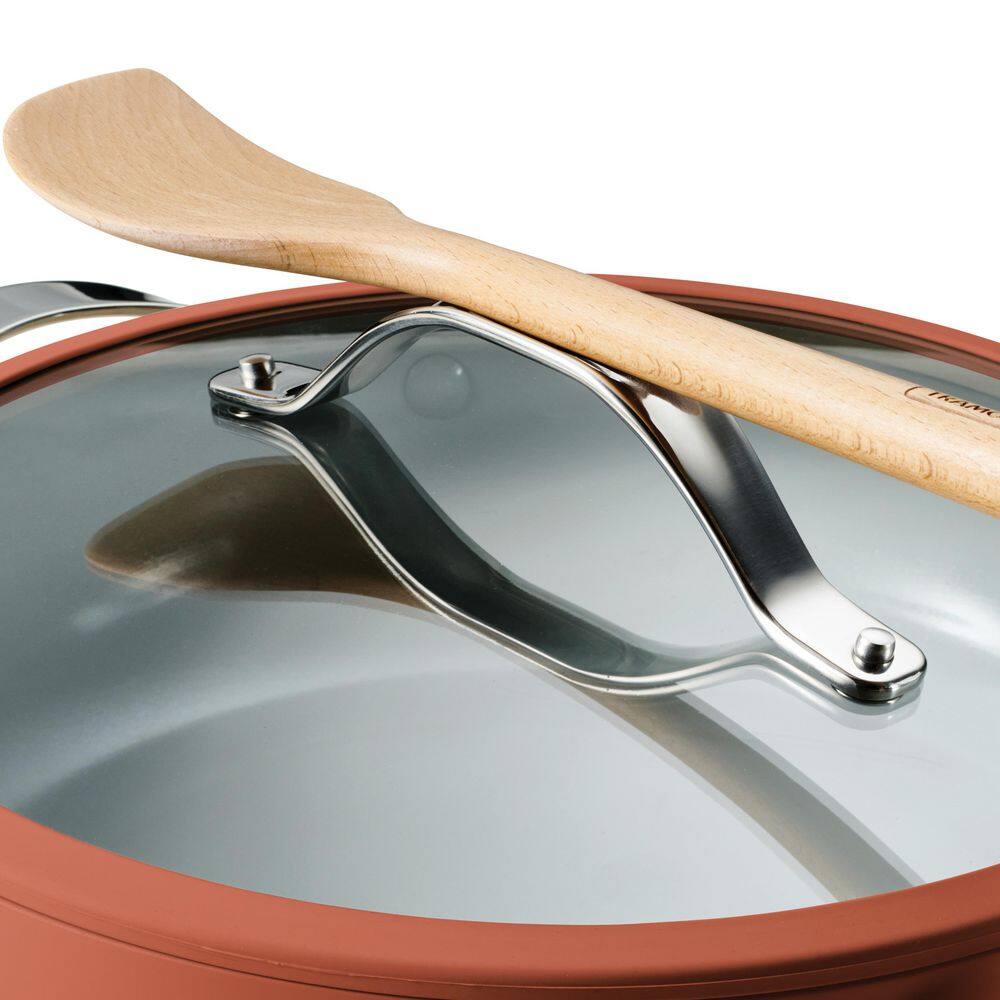Tramontina Vue All-in-One Plus 10 In. Aluminum Nonstick 7-Piece Pan Set In Green