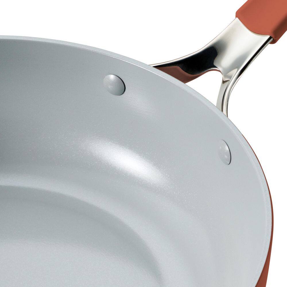 Tramontina Vue All-in-One Plus 10 In. Aluminum Nonstick 7-Piece Pan Set In Green