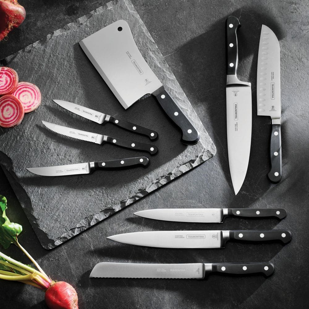 Tramontina Pro Series Forged 7-Piece Knife Block Set - High-Carbon Steel Blades