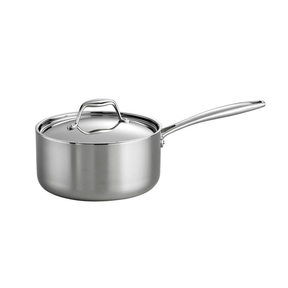 Tramontina Signature Tri-Ply Clad 3 Qt. Stainless Steel Sauce Pan With Lid