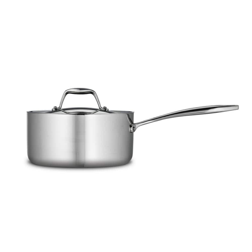 Tramontina Signature Tri-Ply Clad 3 Qt. Stainless Steel Sauce Pan With Lid